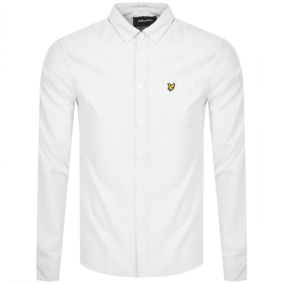 Alternative Image for ProductLyle And Scott Long Sleeve Oxford Shirt White1
